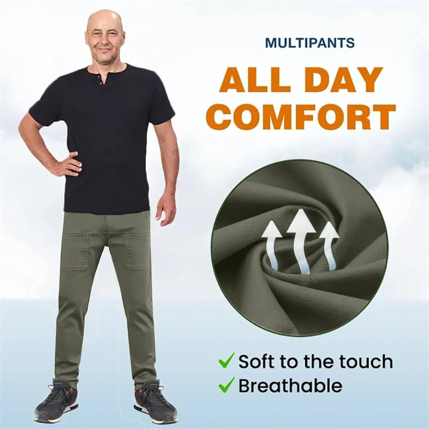 Acegents Cargo Pants, Acegents Mens Pants, Multipants - High Stretch Multi-Pocket Durable Cargo Pants Acegents Pants