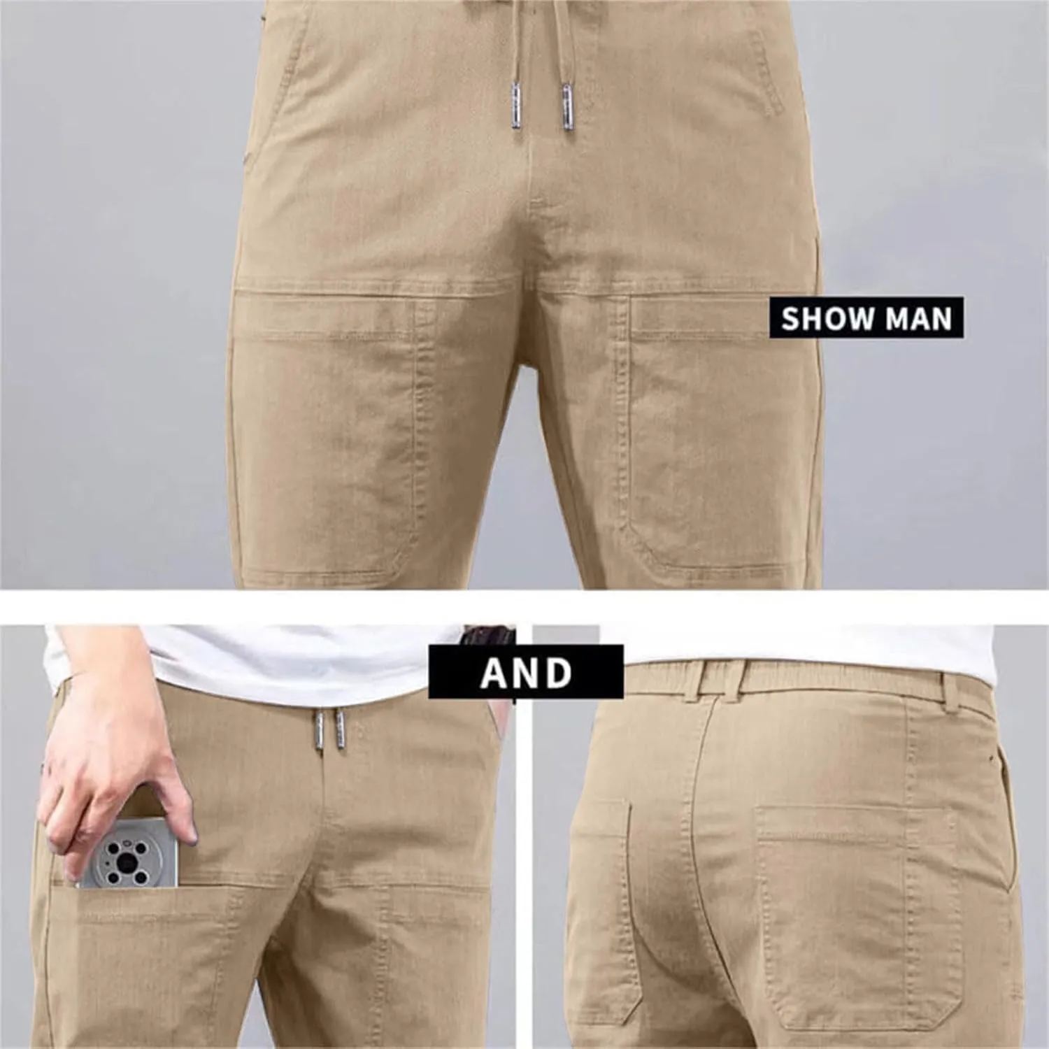 Acegents Cargo Pants, Acegents Mens Pants, Multipants - High Stretch Multi-Pocket Durable Cargo Pants Acegents Pants