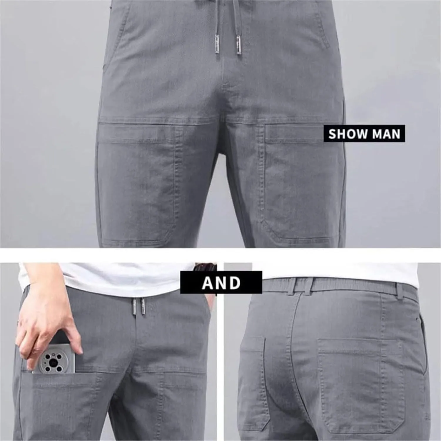 Acegents Cargo Pants, Acegents Mens Pants, Multipants - High Stretch Multi-Pocket Durable Cargo Pants Tactical Pants