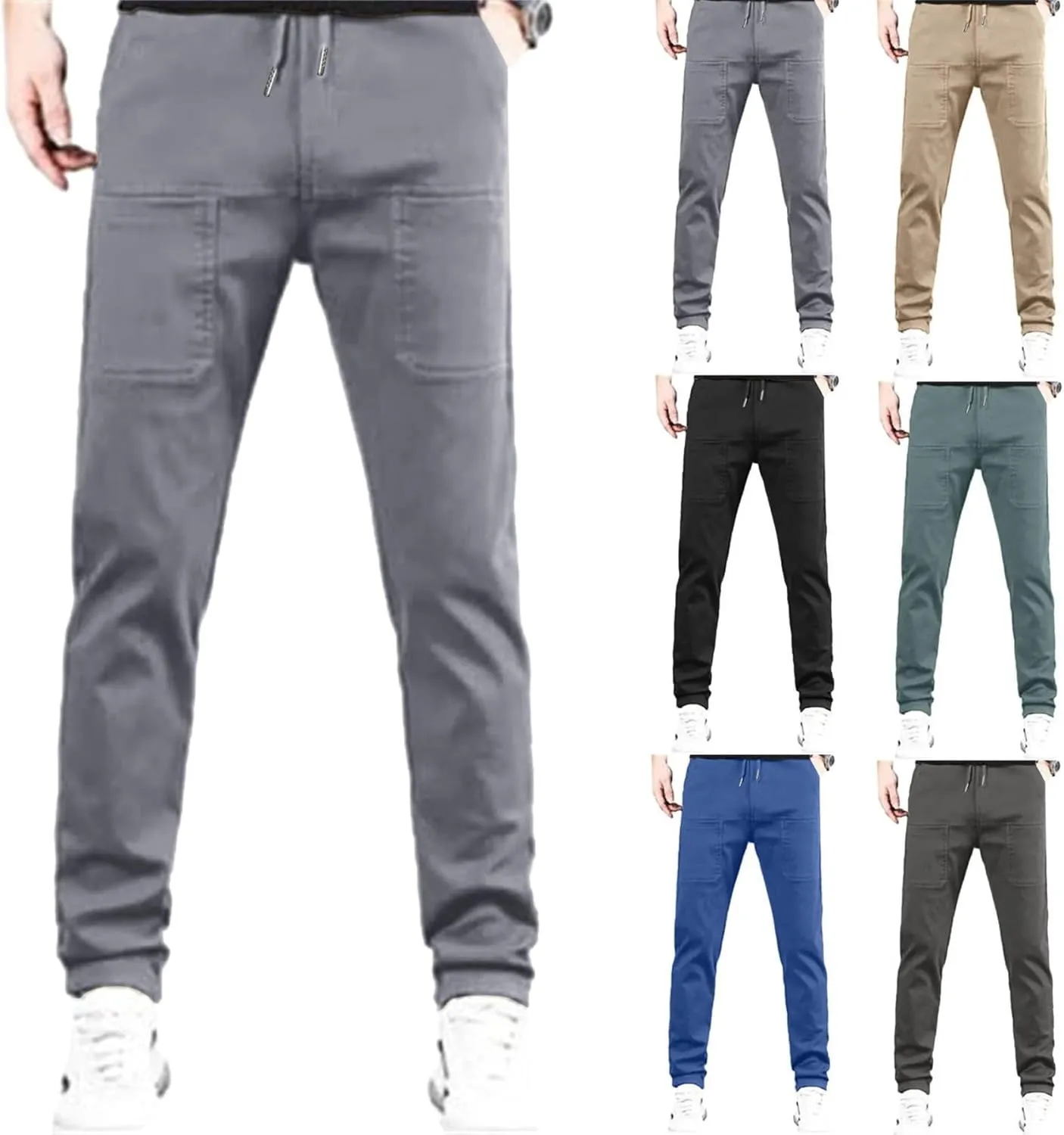 Acegents Cargo Pants, Acegents Mens Pants, Multipants - High Stretch Multi-Pocket Durable Cargo Pants Tactical Pants
