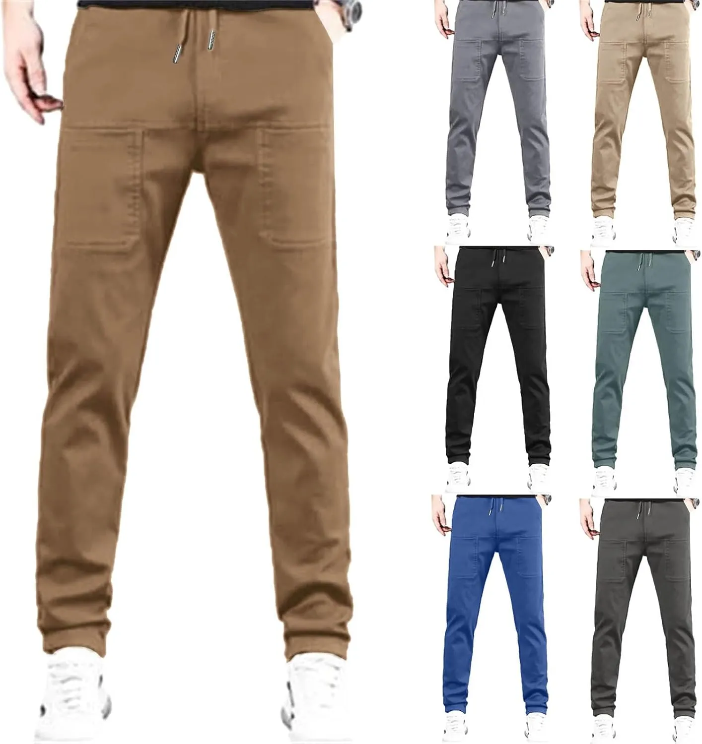 Acegents Cargo Pants High Stretch Multi-Pocket Durable Cargo Pants Multipants for Men Plus Size Pants Tactical Pants