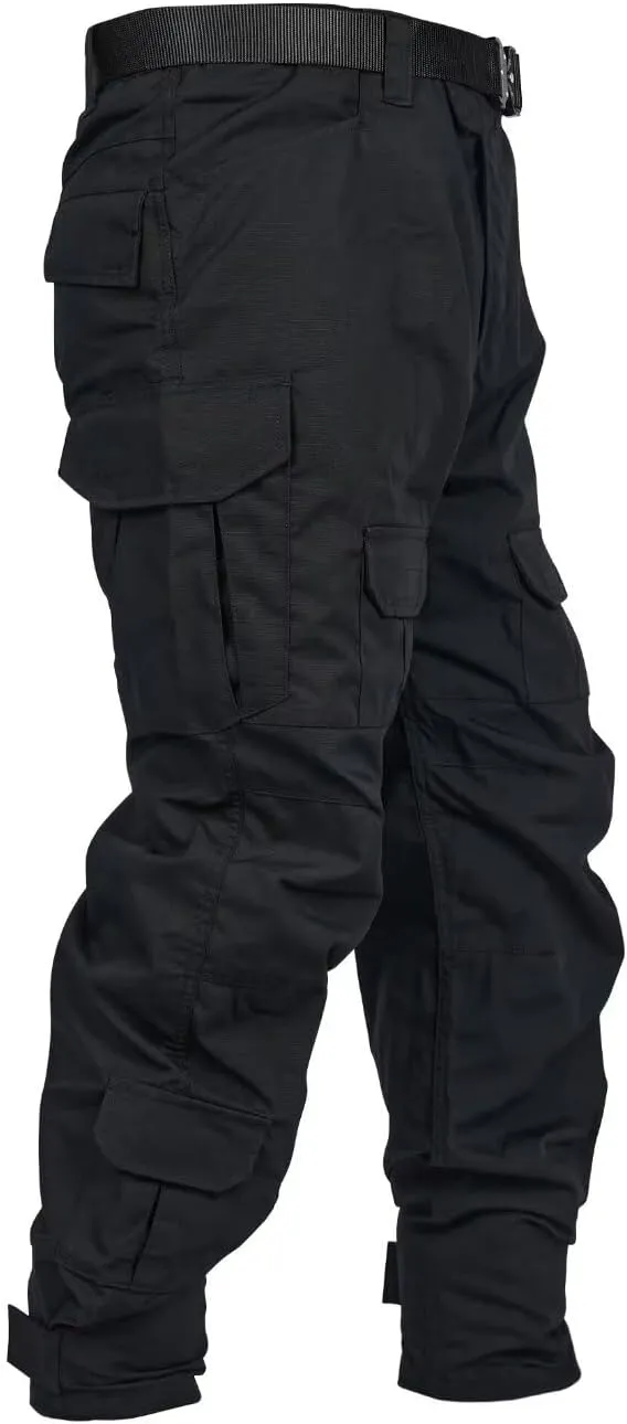 AKARMY Men's Hiking Pants, Camo Cargo Pants, Lightweight Work Pants Outdoor Travel Casual Pants with Multi-Pocket