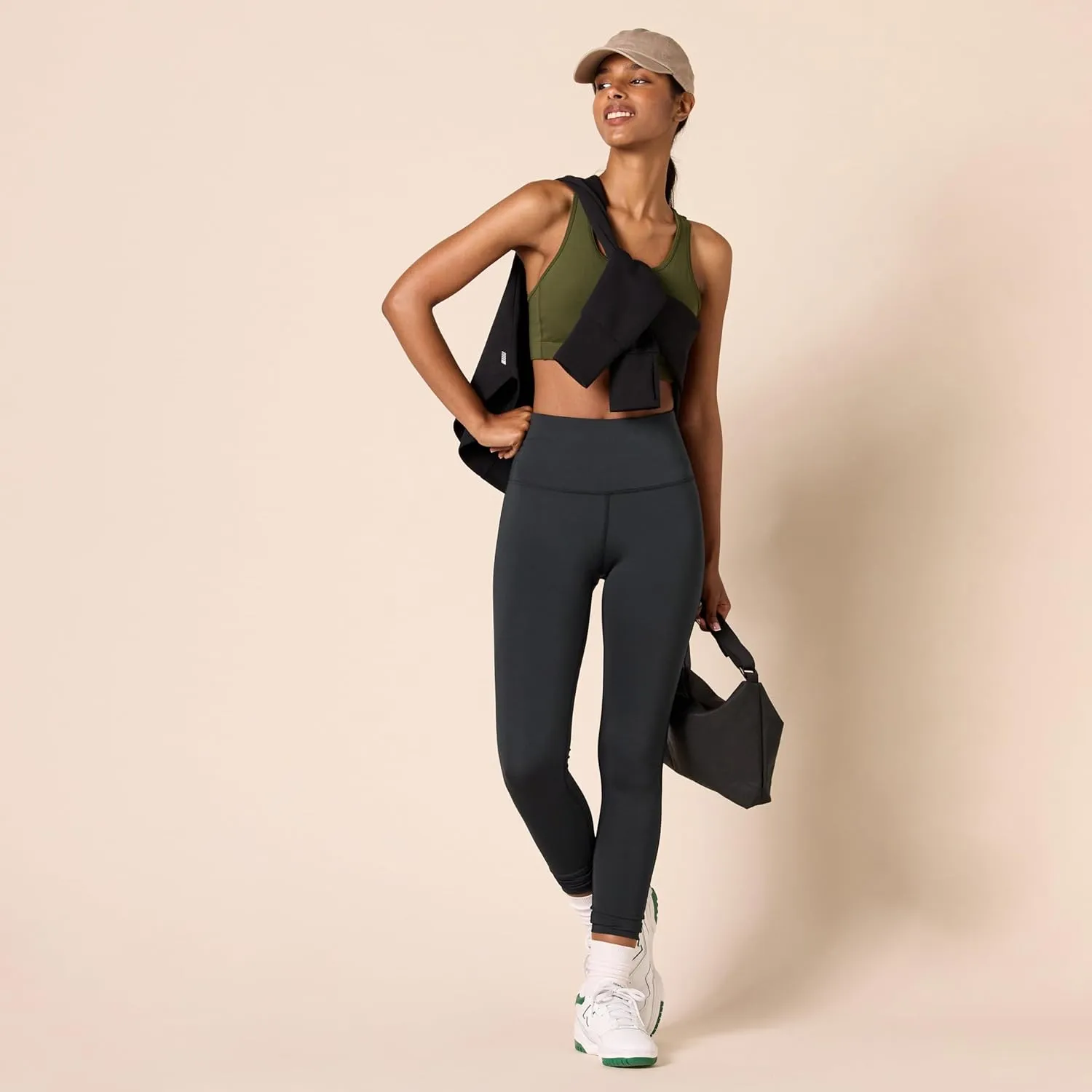 Amazon Essentials Workout Leggings for Women, High-Rise Active Sculpt Athleisure, Available in Plus Size