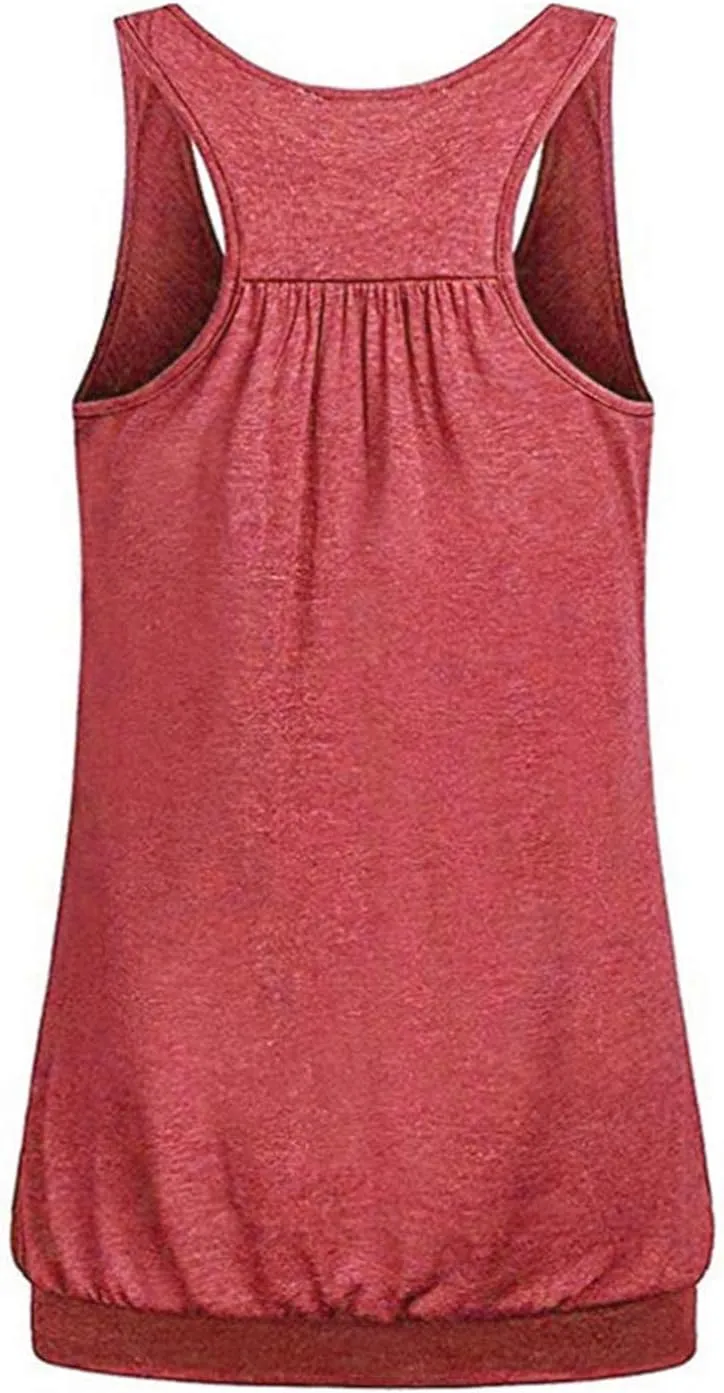 Andongnywell Plus Size Tank Tops Breastfeeding Shirt Women?s Maternity Nursing Vest Sleeveless Tops