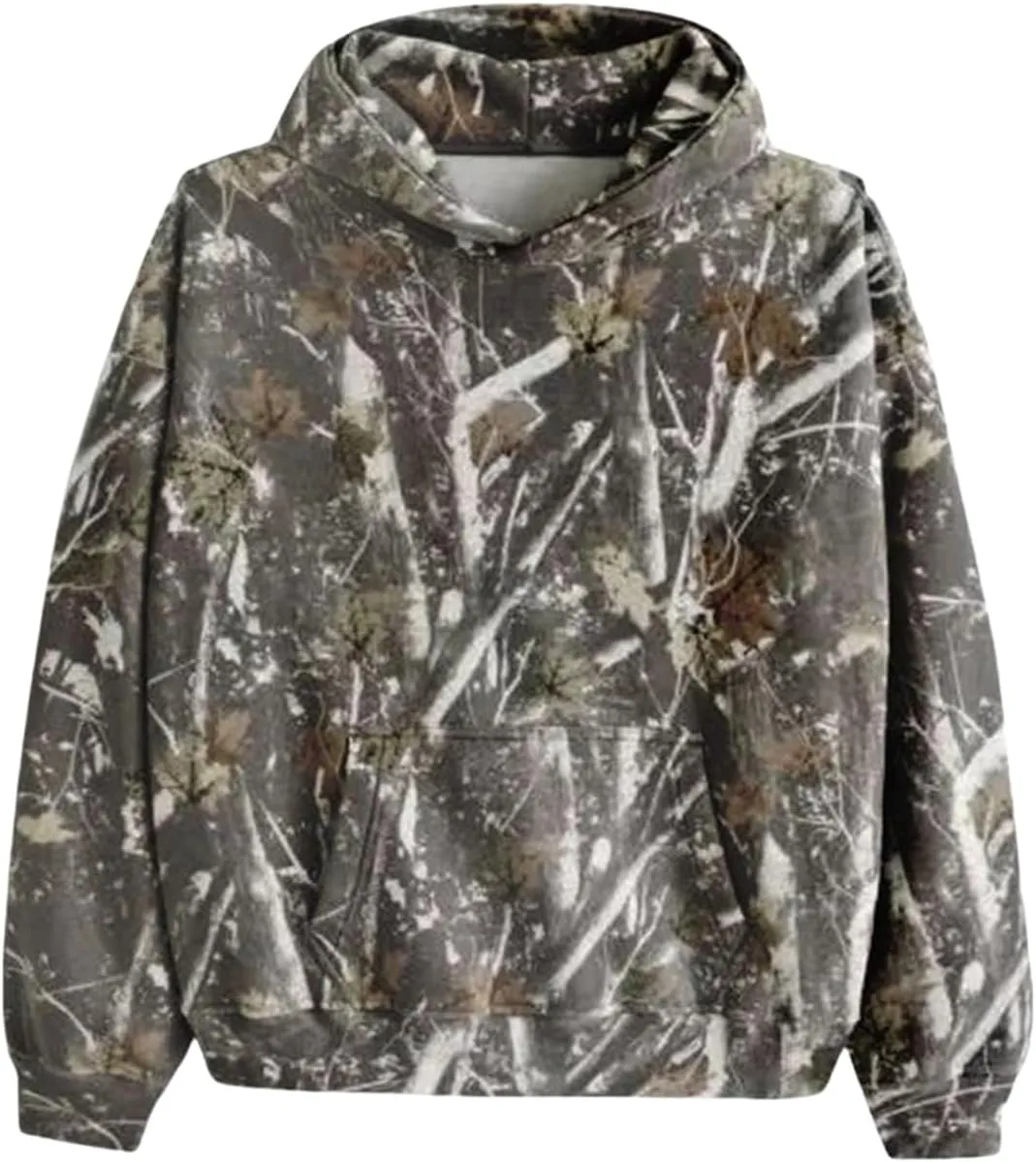 Camo Sweatsuits for Women Maple Leaf Print Oversized Hoodie Camo Fleece Sweatpans Lounge Sets Fall Winter Outfits