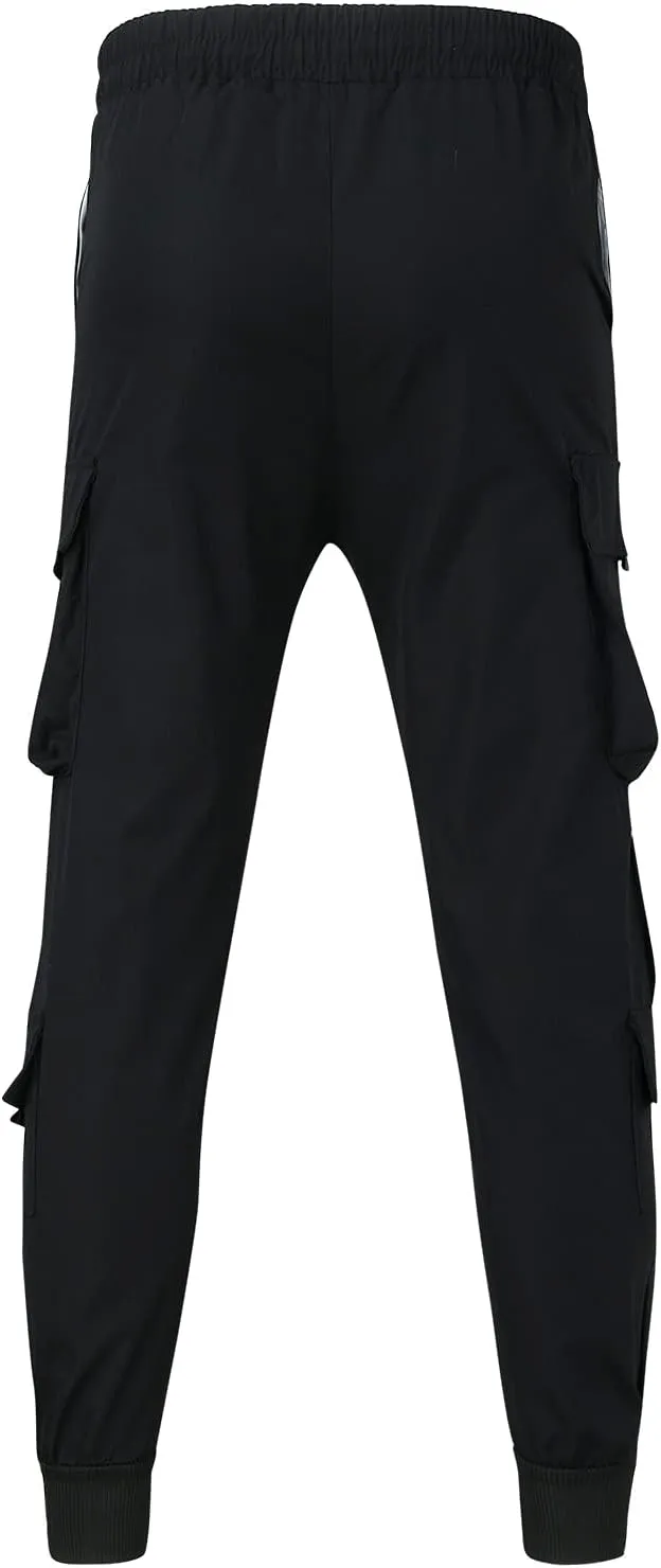 Cargo Trousers for Men Elastic Waist Hiking Pants Sport Pants Jogger Sweatpants Men's Pants Straight Fit Cargo Pants