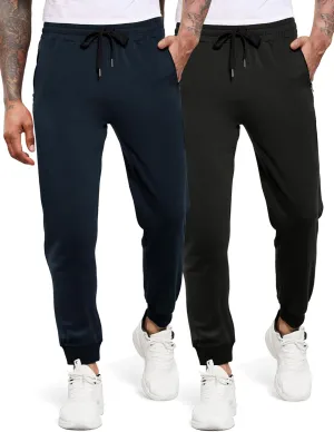 COOFANDY Mens Jogger Sweatpants Workout Athletic Sweatpants Casual Pants with Zipper Pockets