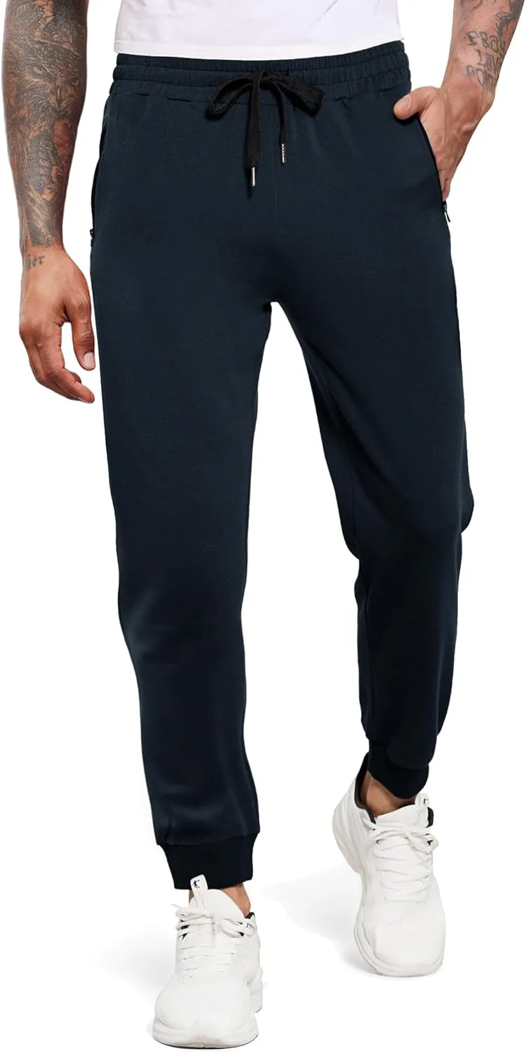 COOFANDY Mens Jogger Sweatpants Workout Athletic Sweatpants Casual Pants with Zipper Pockets