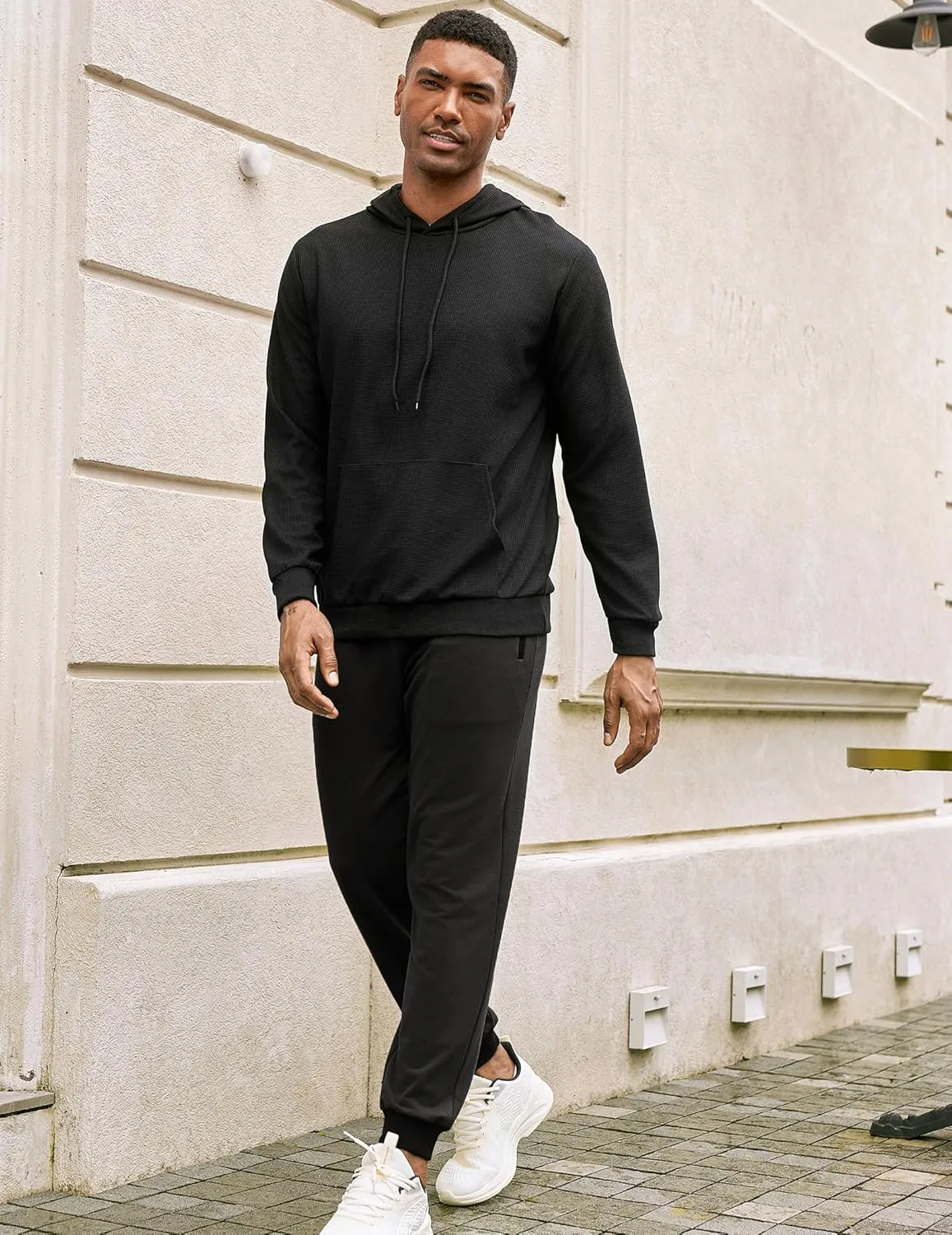 COOFANDY Mens Jogger Sweatpants Workout Athletic Sweatpants Casual Pants with Zipper Pockets