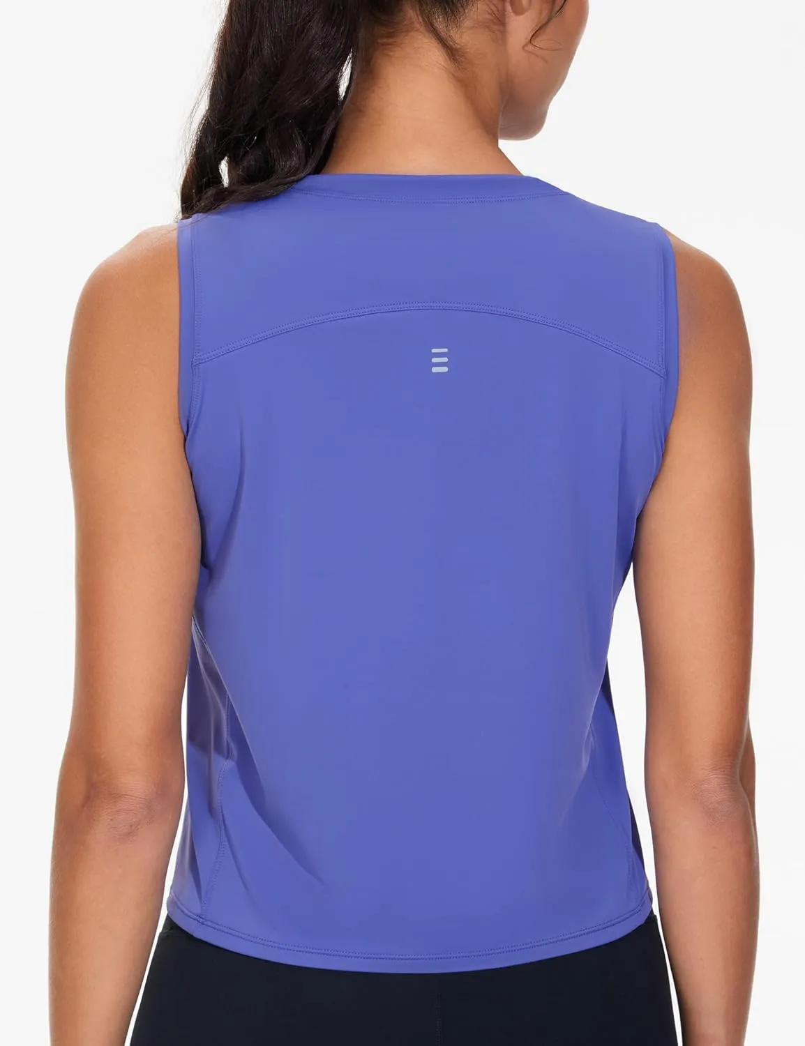 Dragon Fit Women Sleeveless Yoga Tops Workout Cool T-Shirt Running Short Tank Crop Tops
