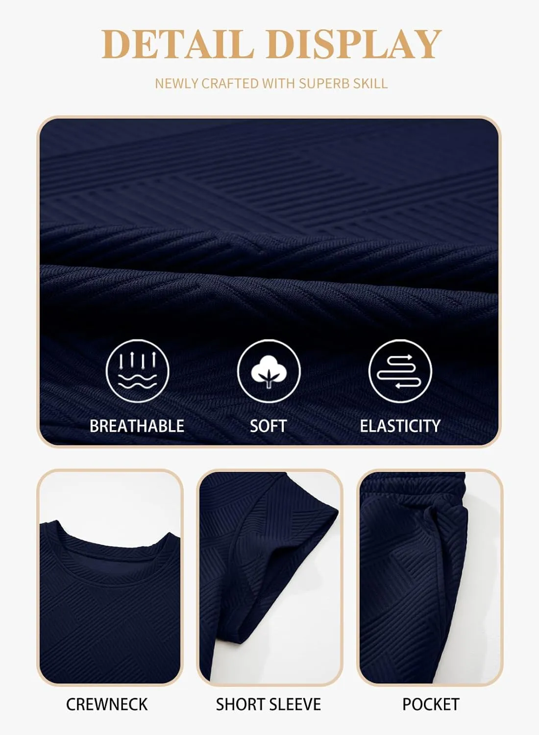 Eytino Womens Plus Size Sweatsuits Casual Short Sleeve Tops High Waist Wide Leg Pants 2 Piece Tracksuit Lounge Sets(1X-5X)