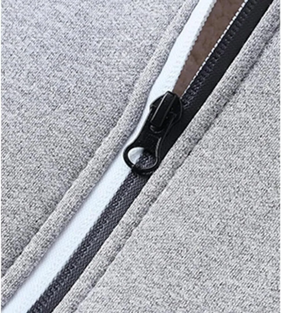 FMCHICO Men's Sherpa Hoodie Jacket Fleece Lined Zip Up Warm Hoodies Sweatshirt Winter Zipper Hooded Coat