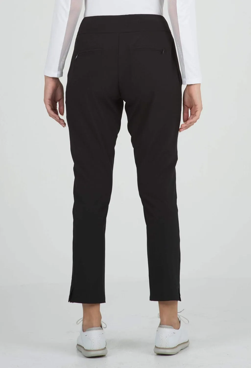 IBKUL Athleisure Wear Women’s Solid City Pants w Front & Back Pockets - 74000