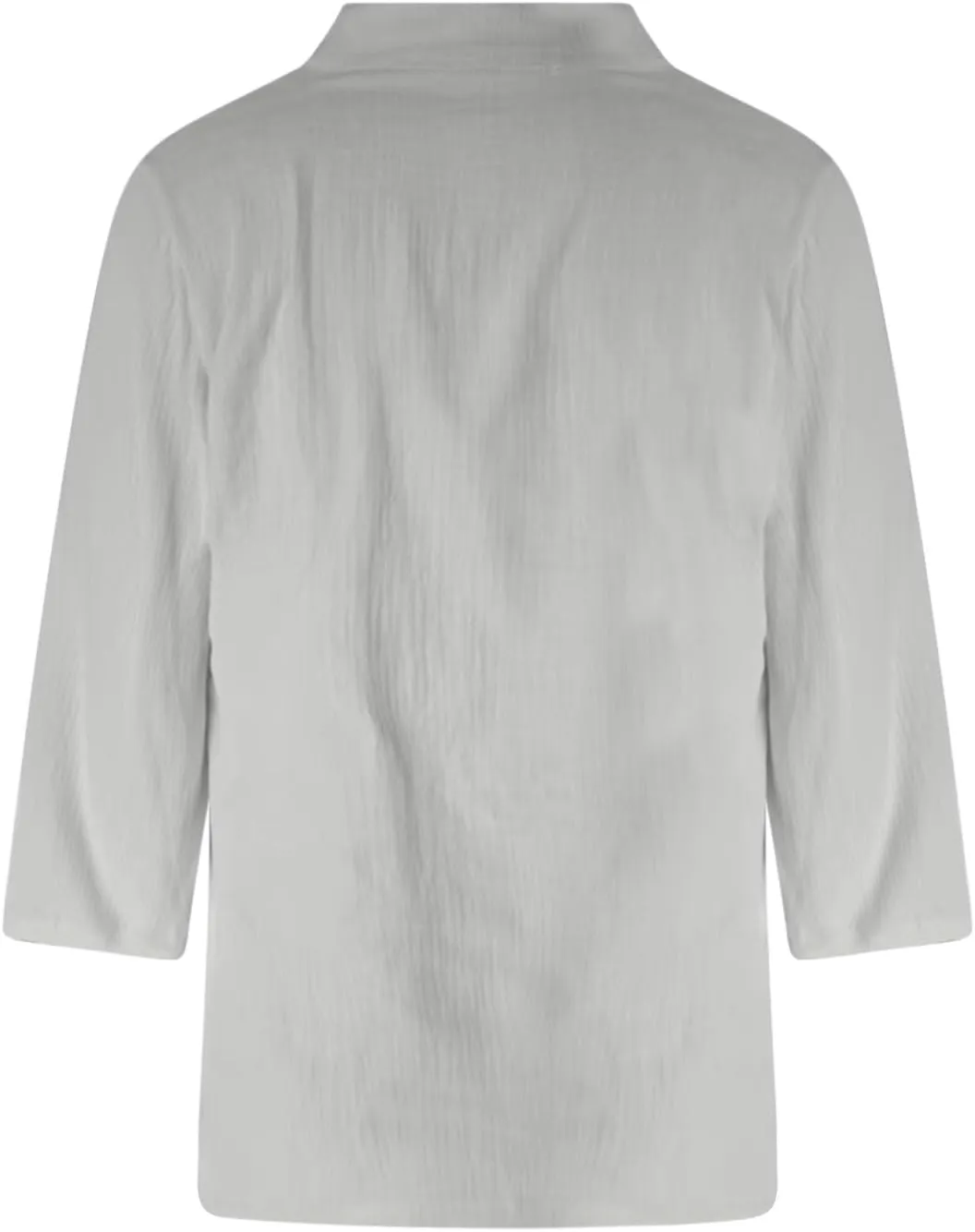 Linen Shirts for Women Cute Boho Floral Graphic Tees Summer 3/4 Length Sleeve V Neck Tunic Blouses Casual Tshirts