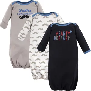Luvable Friends Baby Girls' Cotton Gowns