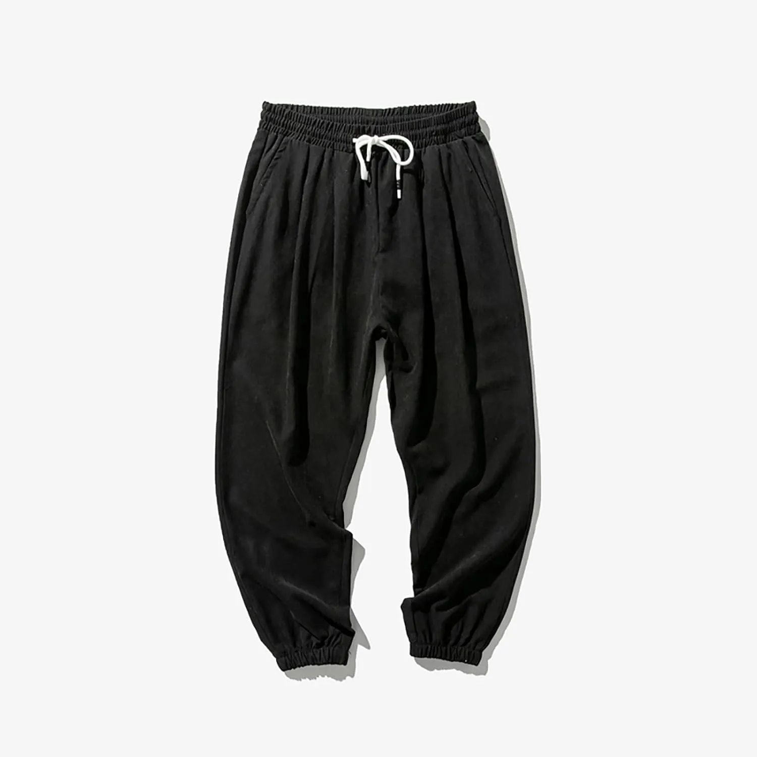 Mens Baggy Sweatpants Casual Relaxed Fit Baggy Pants Elastic Waist Drawstring Big and Tall Joggers Cargo Hiking Pants