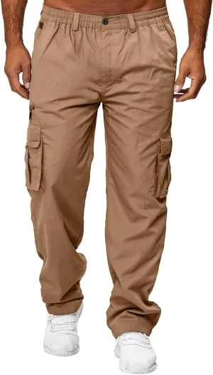 Mens Cargo Pants Casual Mens Work Pants Big and Tall Work Pants for Men Cargo Black Fleece Pants Men Fitness Pants