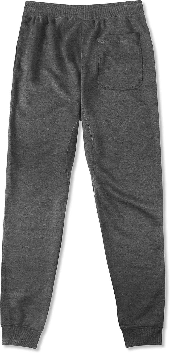 Mens Classic Fleece Athleisure Workout Jogger Gym Sweats Golf Comfort Casual Yoga Pants