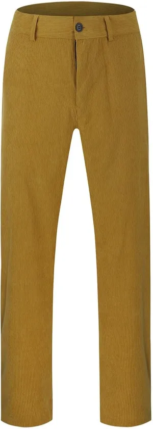 Mens Corduroy Pants Straight Leg Tapered Pants Elastic Waist Baggy Comfy Casual Lounge Trousers with Pockets 2025