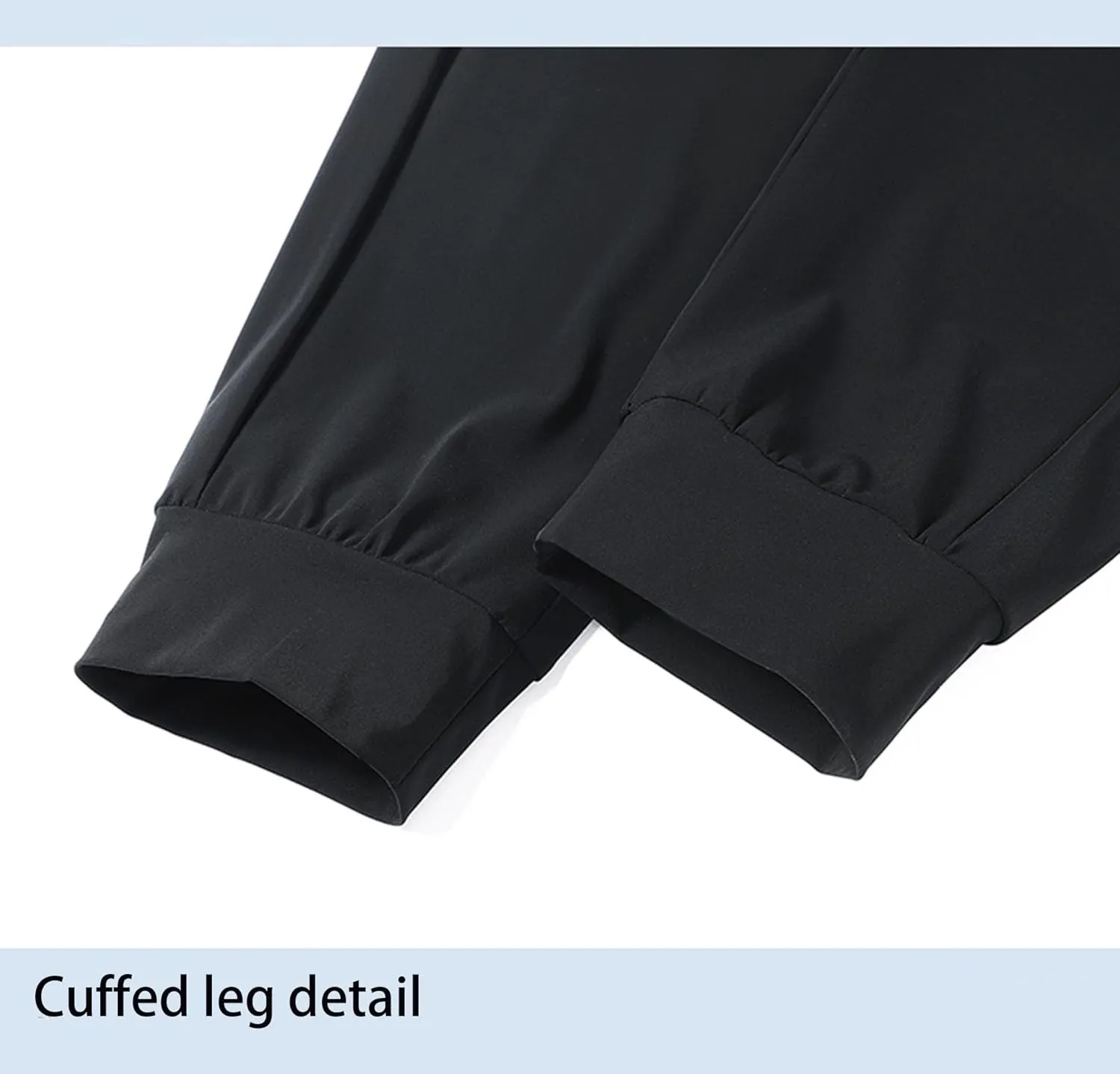 Men's Jogging Trousers with Zipped Pockets, Straight Leg and Drawstring, Athleisure Trousers
