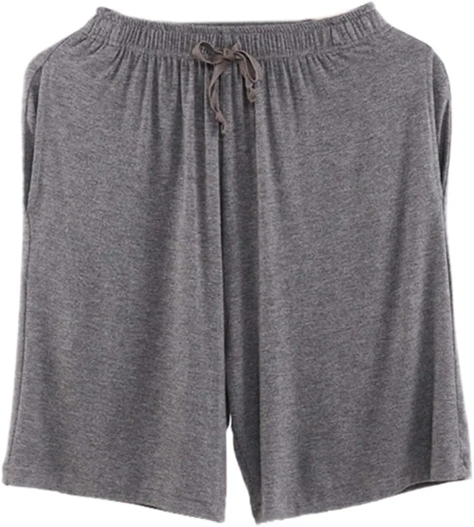 Men's Pajama Shorts Nightwear Super Soft Modal Lounge Wear Pj Bottoms