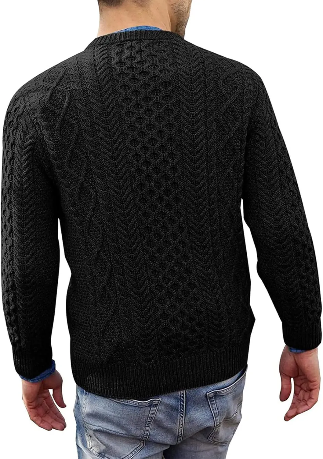 Mens Sweaters and Pullovers Winter Dressy Casual Vintage Aztec Work Sweater