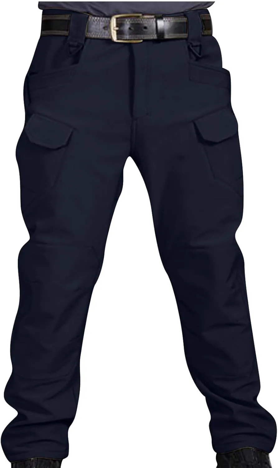 Men's Tactical Pants Ripstop Stretch Water Resistant Thickened Cargo Work Pant Military Hiking Multi-Pockets Trousers
