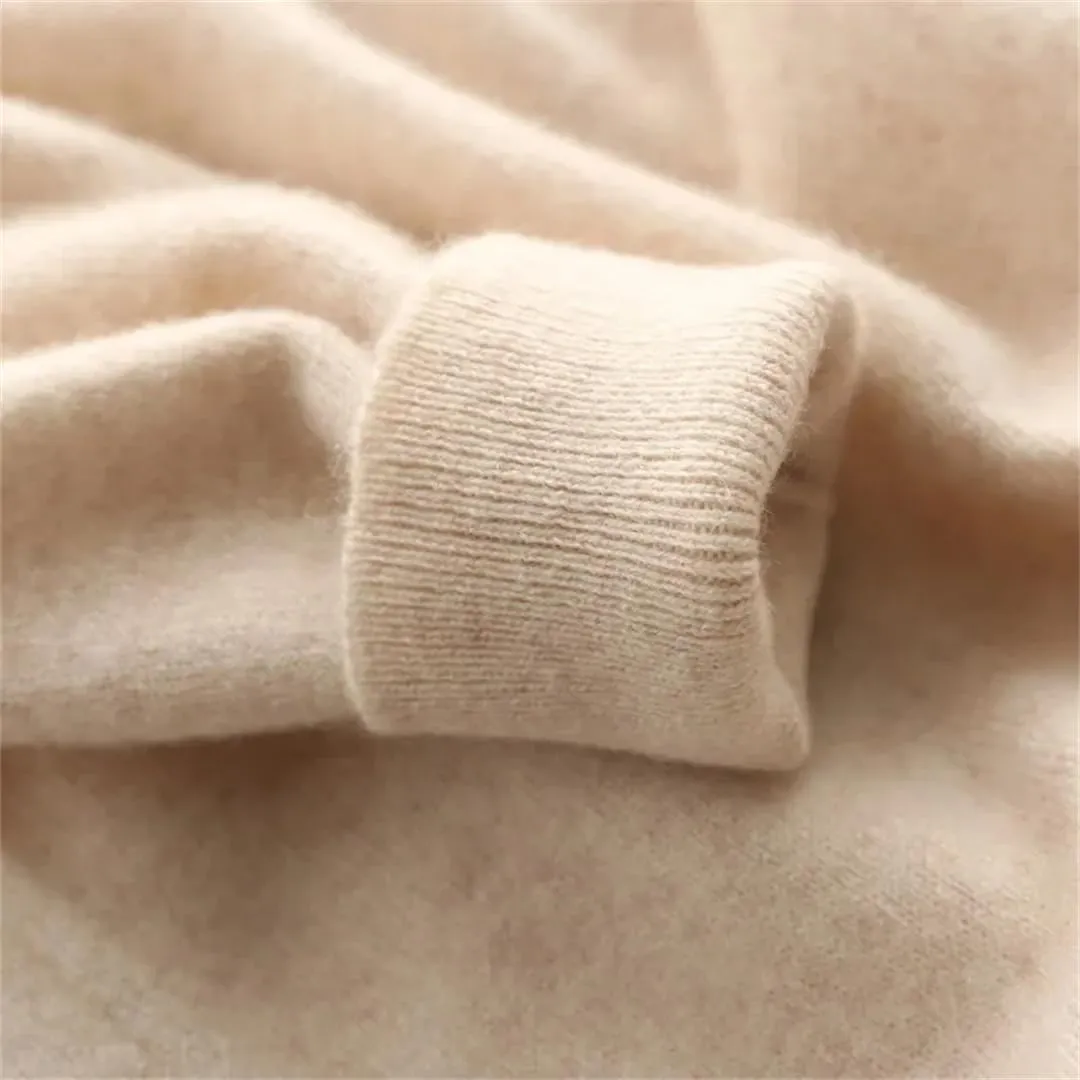 Mens V-Neck Solid Color Pullovers Sweaters Knitting Long Sleeves Casual Jumpers Tops