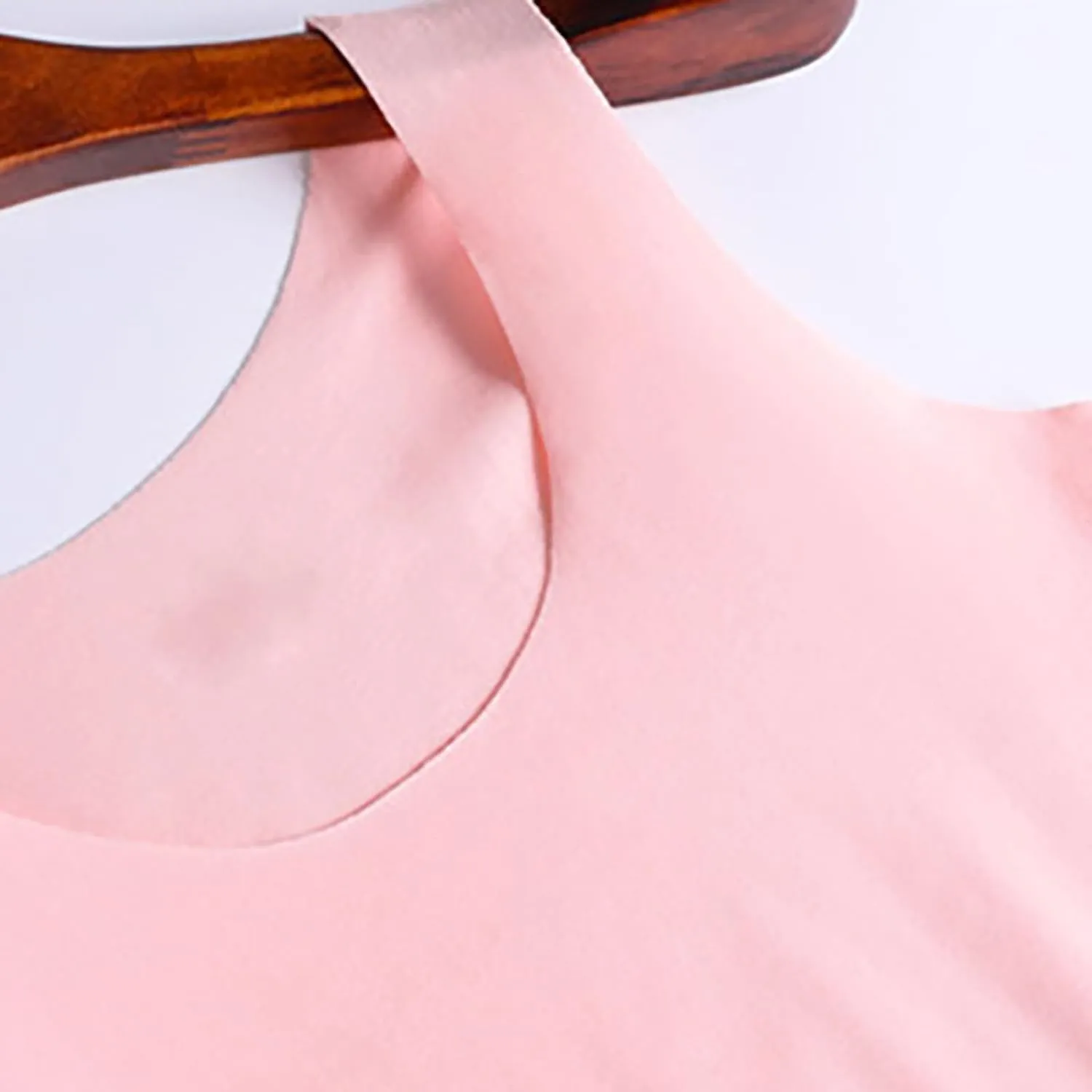 Miyaomn 3PC Ice Silk Tank Tops for Women Scoop Neck Modal Camisole Basic Seamless Sleeveless Stretch Yoga Camis Undershirts