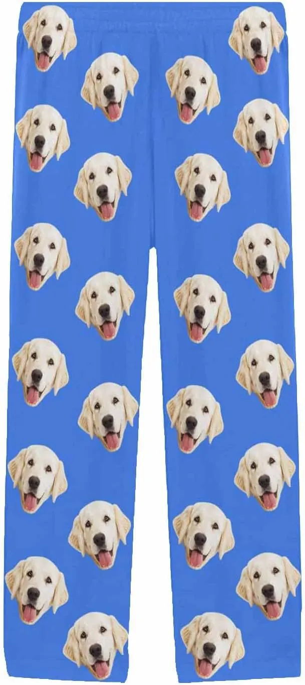 MyPupSocks Personalized Face Pajamas Pants Photo Pajama Bottoms for Men S-XXL