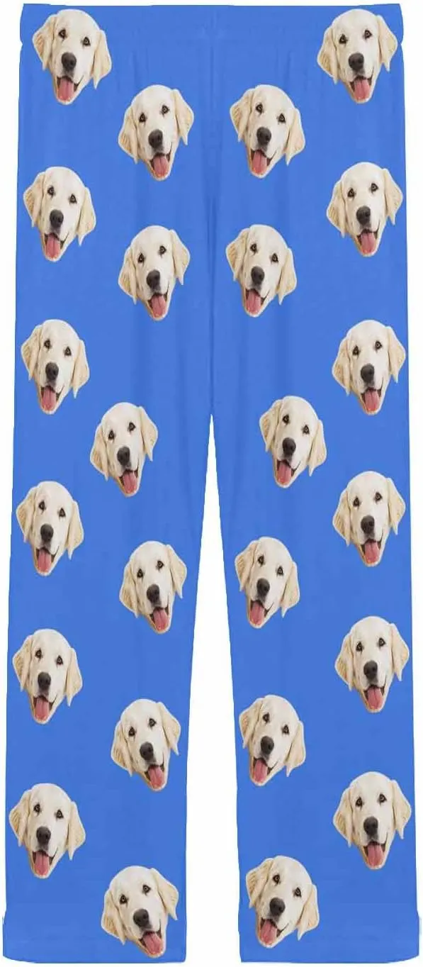 MyPupSocks Personalized Face Pajamas Pants Photo Pajama Bottoms for Men S-XXL
