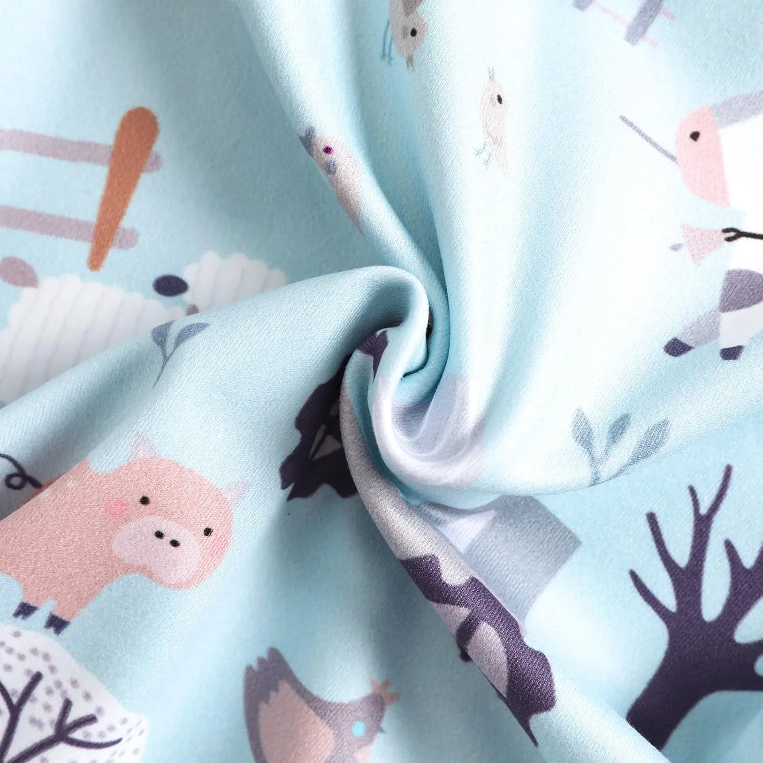 Newborn Infant Baby Girl Boy Cotton Sleeper Gown Floral Kimono Knotted Gowns