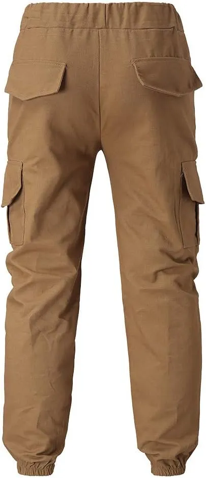 Nyybw Mens Hiking Cargo Pants - Fashion Joggers Cycling Sports Pants Casual Cargo Pants Gym Sweatpants Trousers Long Pants