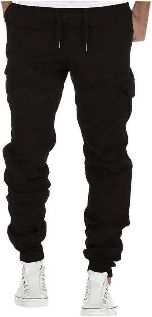 Nyybw Mens Hiking Cargo Pants - Fashion Joggers Cycling Sports Pants Casual Cargo Pants Gym Sweatpants Trousers Long Pants