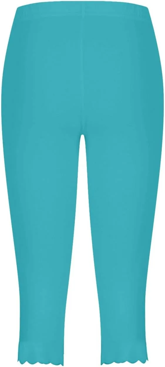 Pants for Women Pants 2024 High Waisted Yoga Capri Pants Lightweight Comfortable Solid Color Soft Casual Pants for