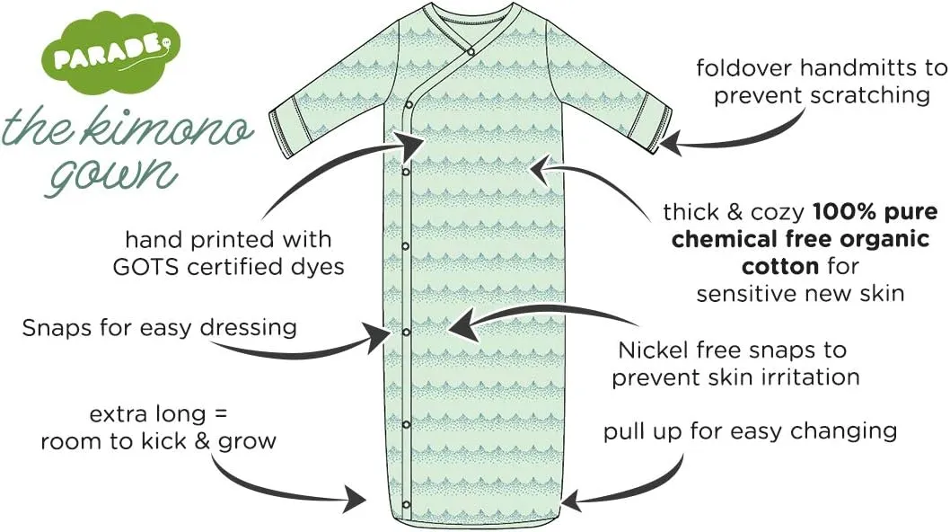 PARADE Organic Gowns - Essentials