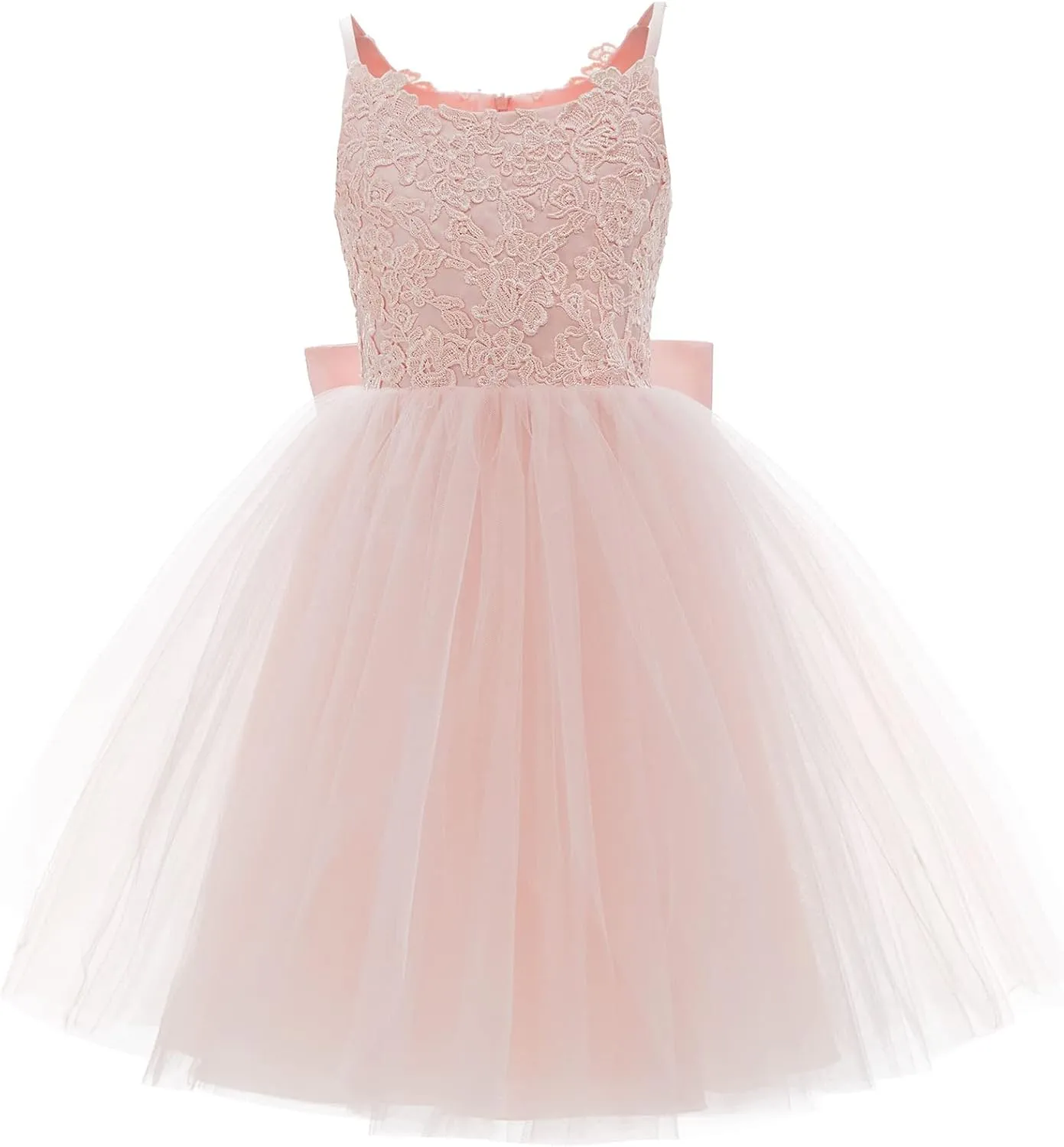 PLwedding Flower Girls Lace Tulle Ball Gowns First Communion Dresses