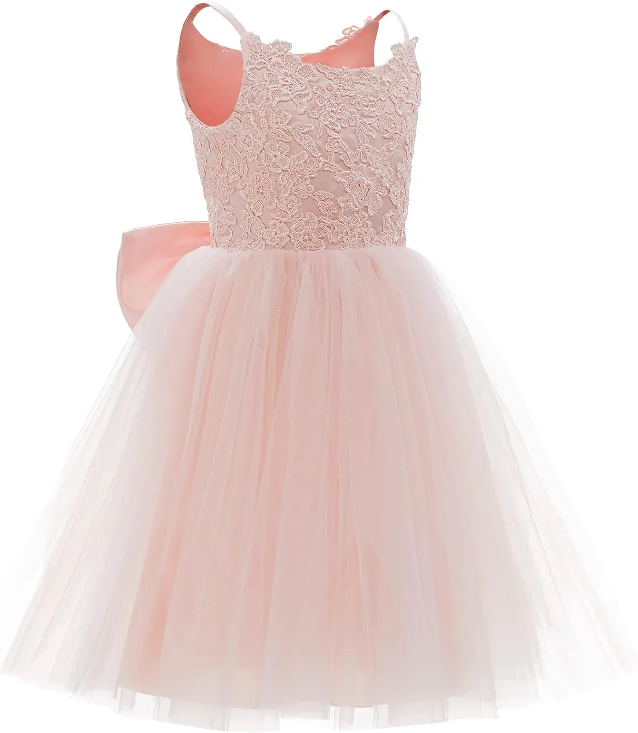 PLwedding Flower Girls Lace Tulle Ball Gowns First Communion Dresses