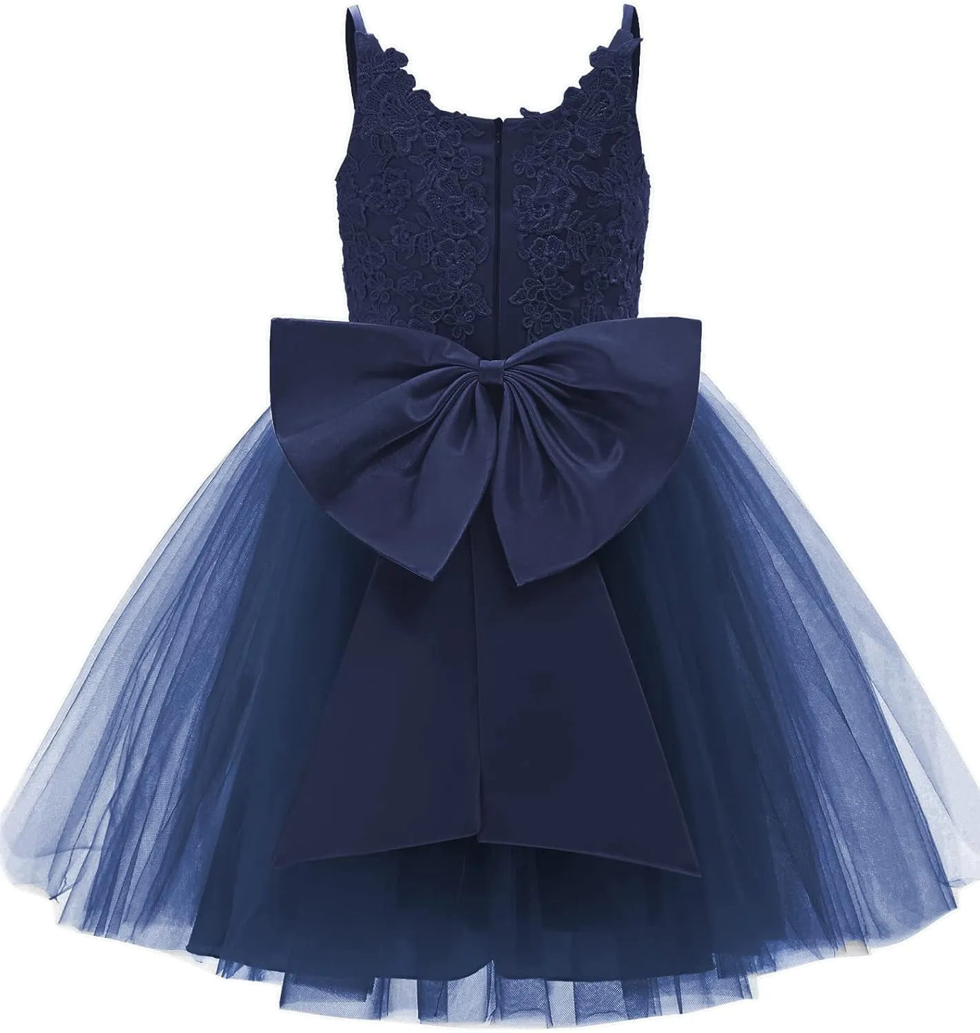PLwedding Flower Girls Lace Tulle Ball Gowns First Communion Dresses