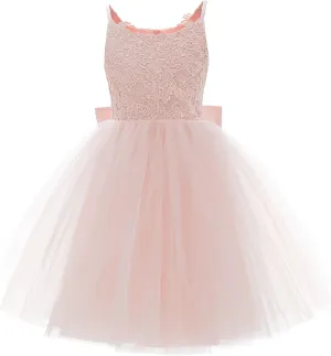 PLwedding Flower Girls Lace Tulle Ball Gowns First Communion Dresses