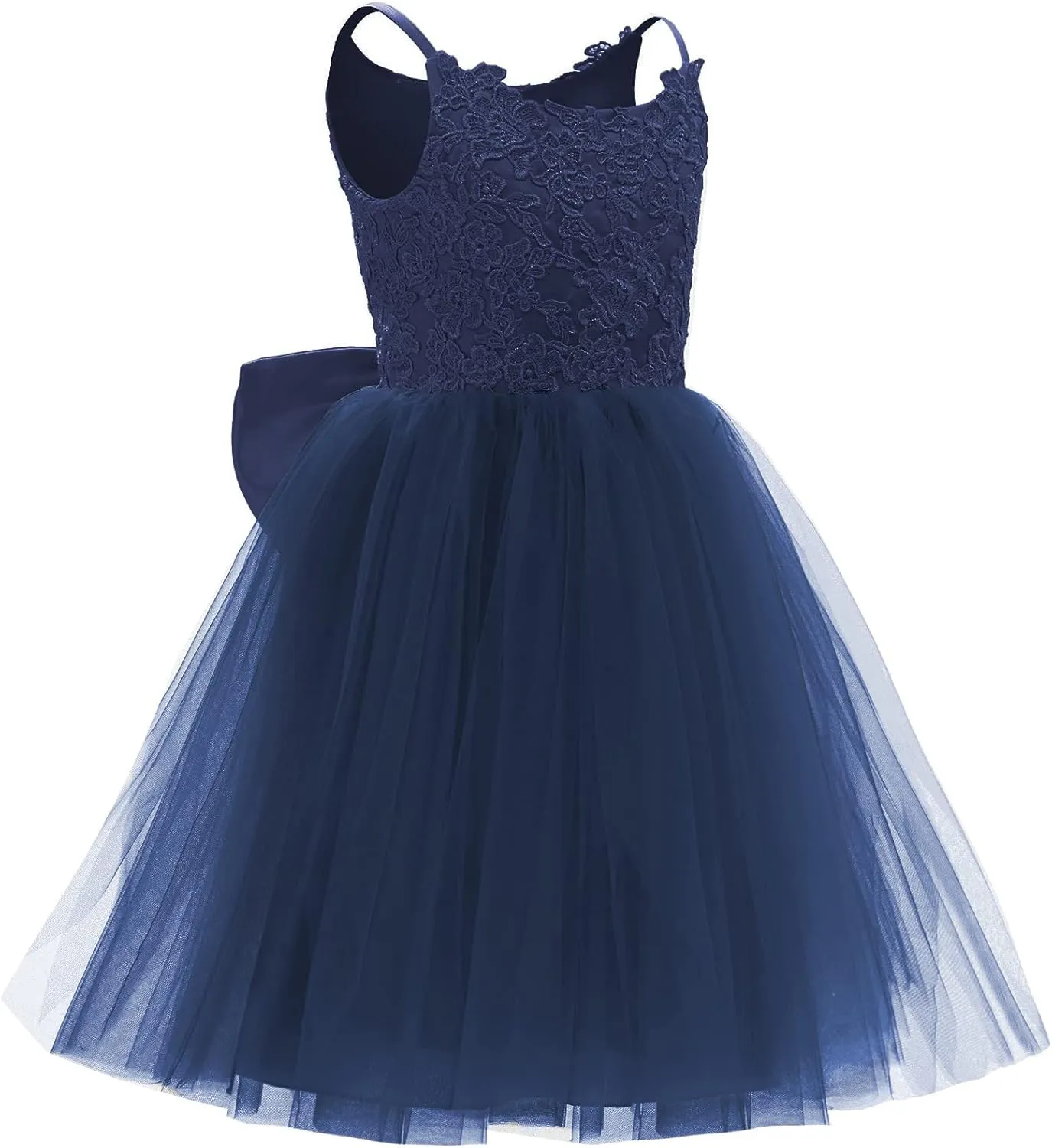 PLwedding Flower Girls Lace Tulle Ball Gowns First Communion Dresses