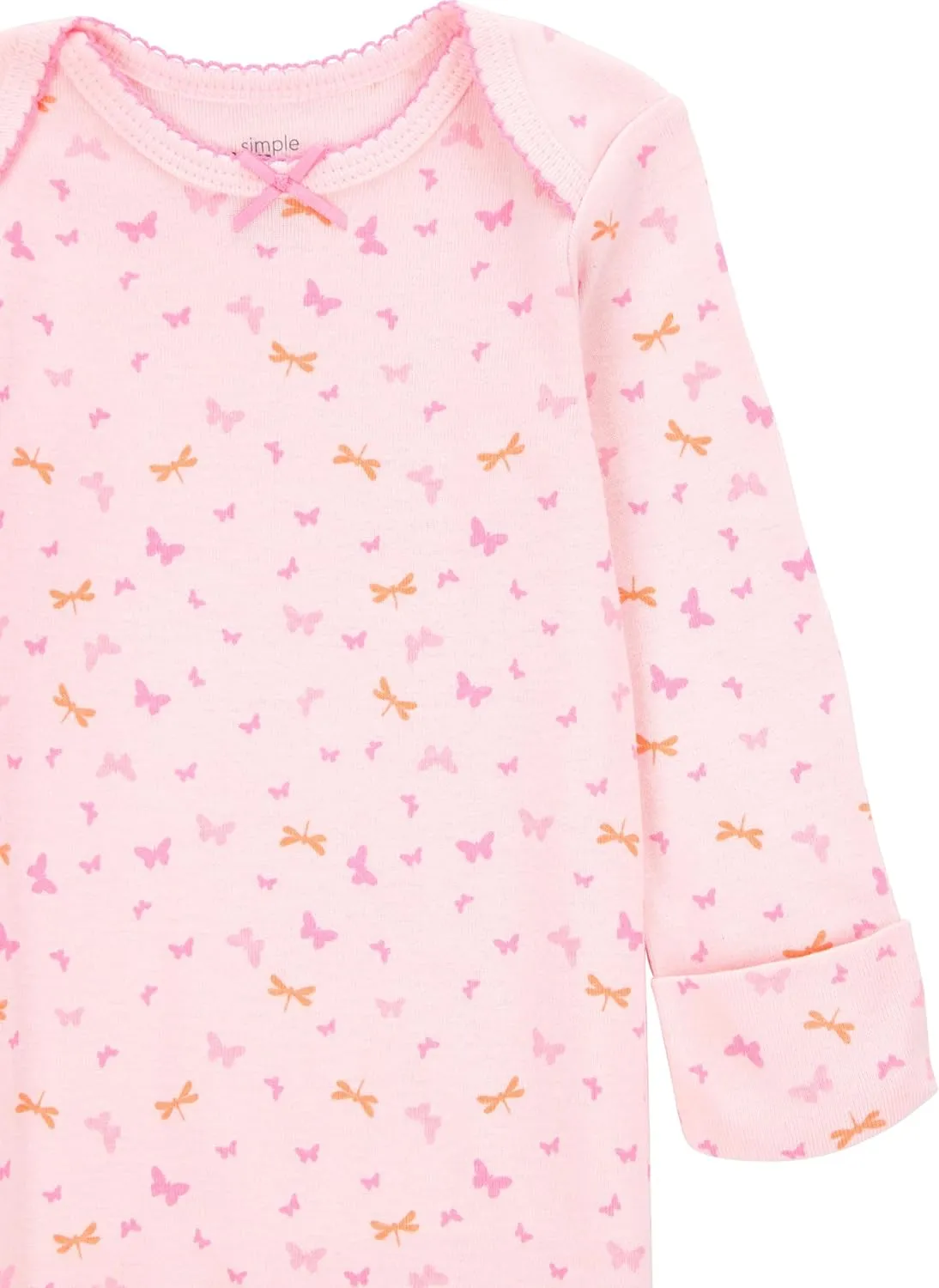 Simple Joys by Carter's Baby Girls' 3-Pack Cotton Sleeper Gown