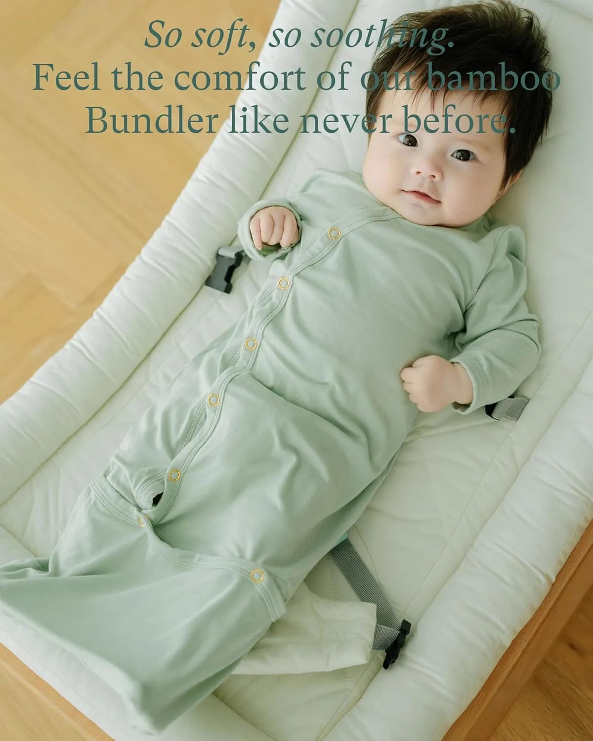 Supersoft Baby Sleeper Gowns, Premium Bamboo Viscose Infant Nightgown Sleepers Preemie Newborn Snap Bundler