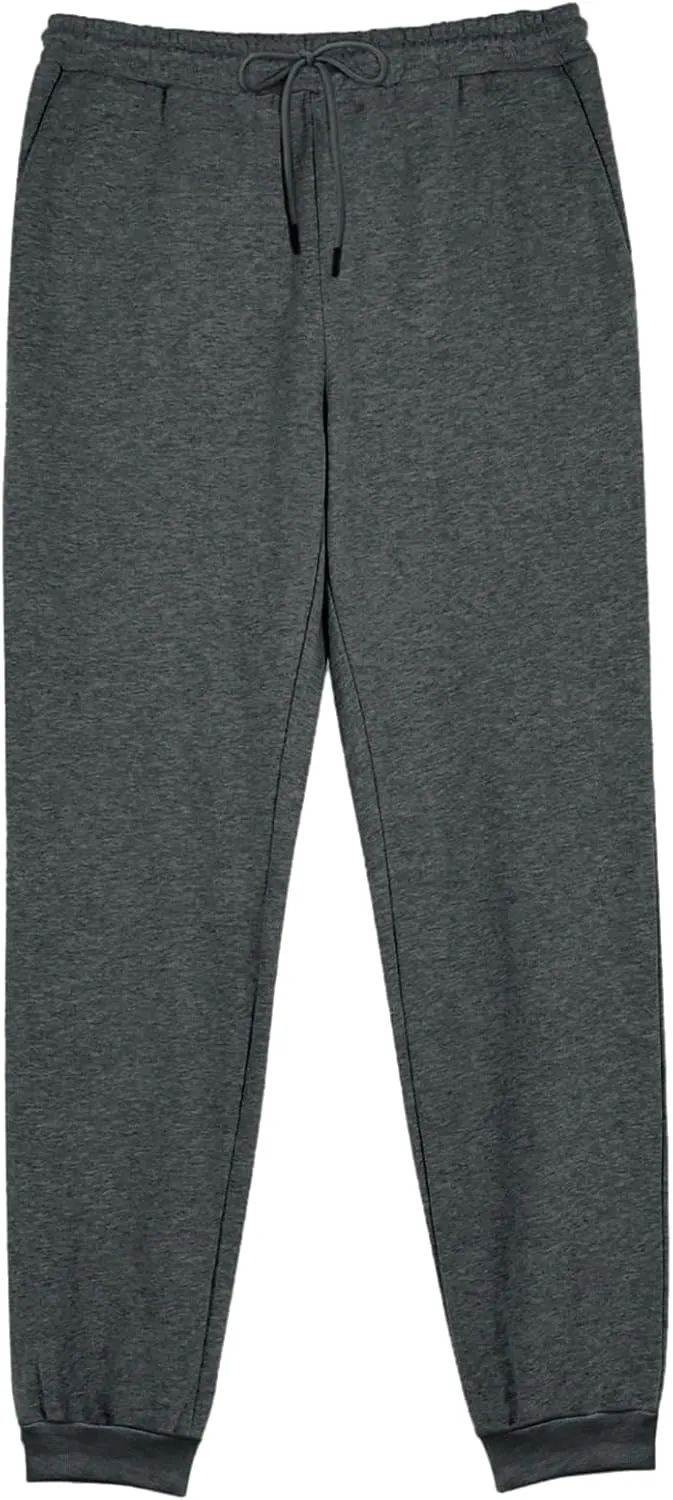Sweatpants Joggers for Men Women Fleece Pants with Pockets Lightweight Casual