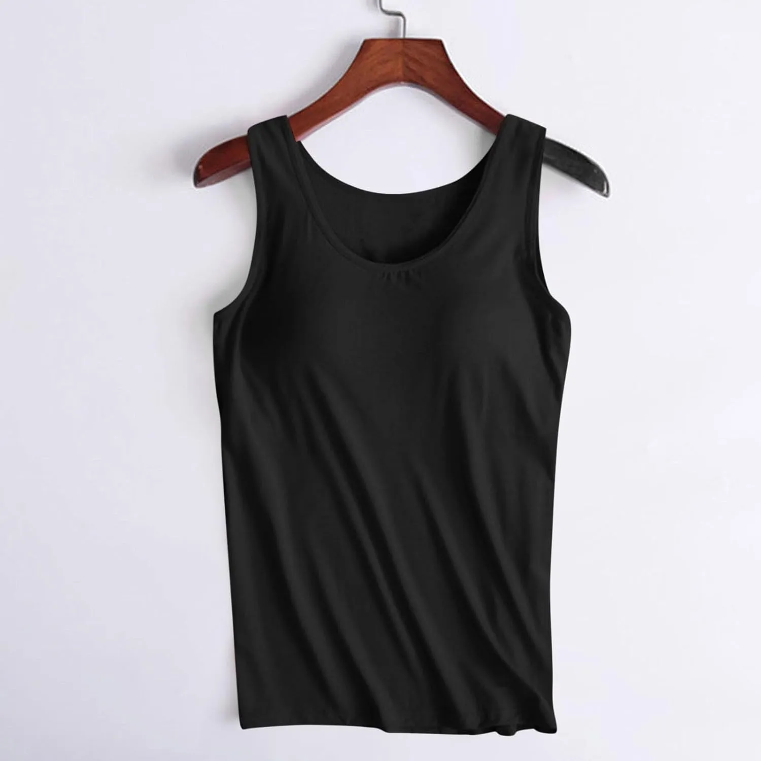 Tank Tops for Women with Built in Bras Plus Size Sports Padded Bras Summer Workout Camis Sleeveless Under Clothes