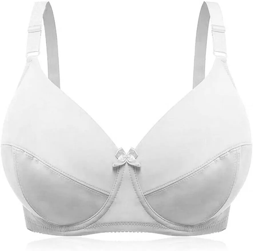 TELIMUSSTO Women Sexy Lingerie Set Underwire High Waist Bra and Panty Set 2 Piece Minimizer Bras