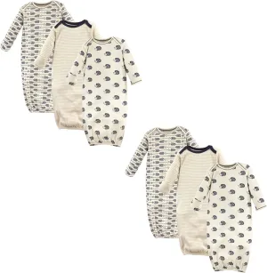 Touched by Nature Baby Girls' Organic Cotton Gowns Multi-pack