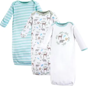 Touched by Nature Unisex Baby Organic Cotton Gowns