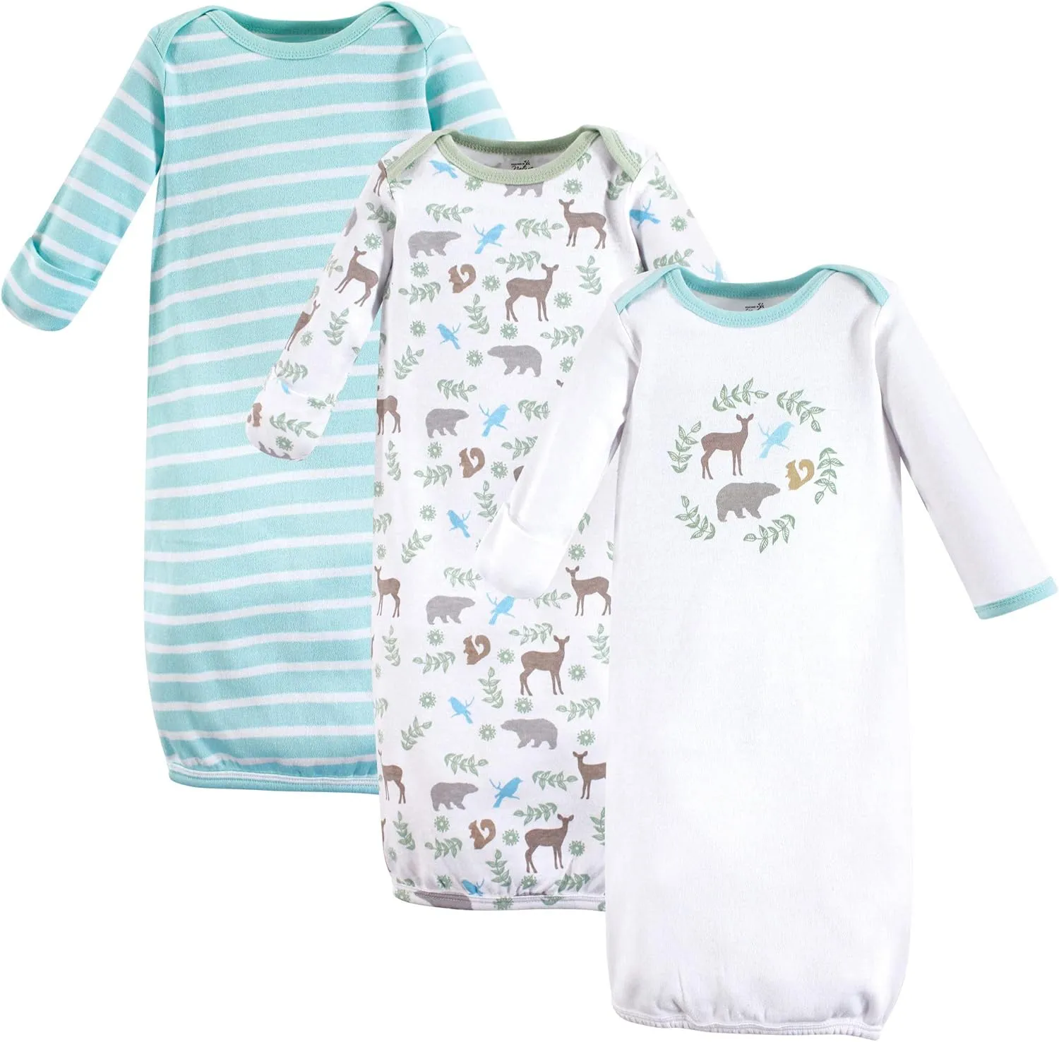 Touched by Nature Unisex Baby Organic Cotton Gowns