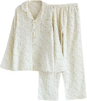 Vhitler Linen Set Coquette Womens Pajamas Set Summer Lounge Sets for Women Old Money Aesthetic